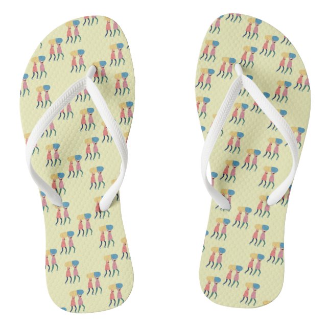 Carrying A Pill Pattern Jandals (Footbed)