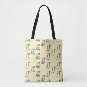 Carrying A Pill Pattern Tote Bag