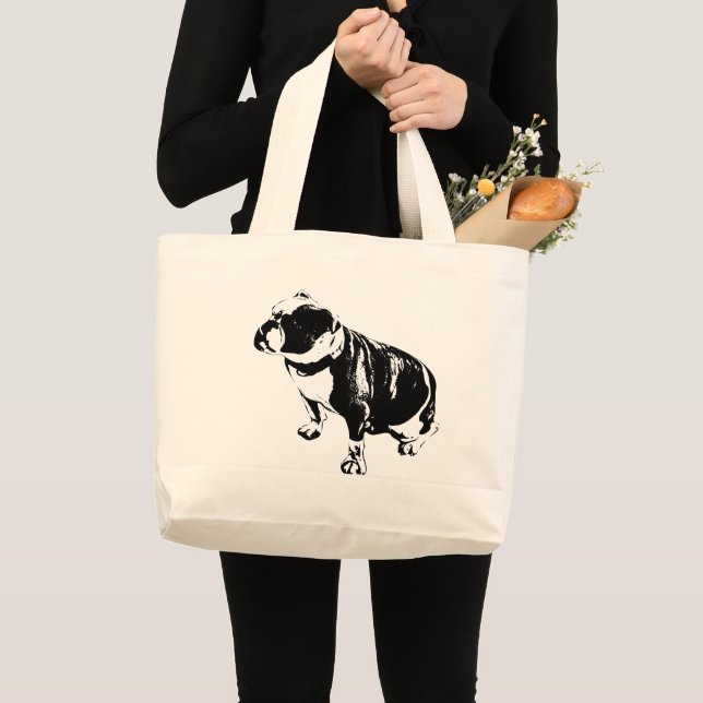Carrying Calm Forward Large Tote Bag (Front (Product))