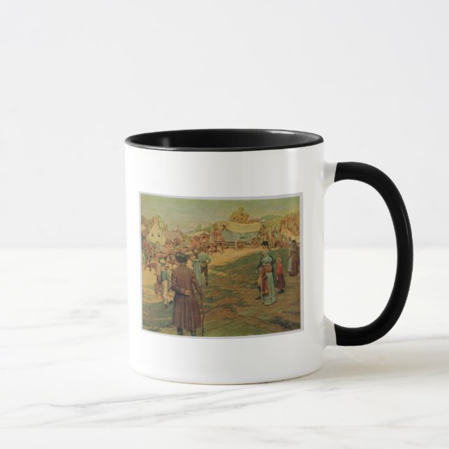 Carrying Powder to Perry at Lake Erie, 1911 Mug (Right)