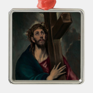Carrying the Cross Metal Tree Decoration