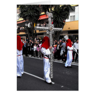 Carrying the Holy Silver Cross, Palm Sunday