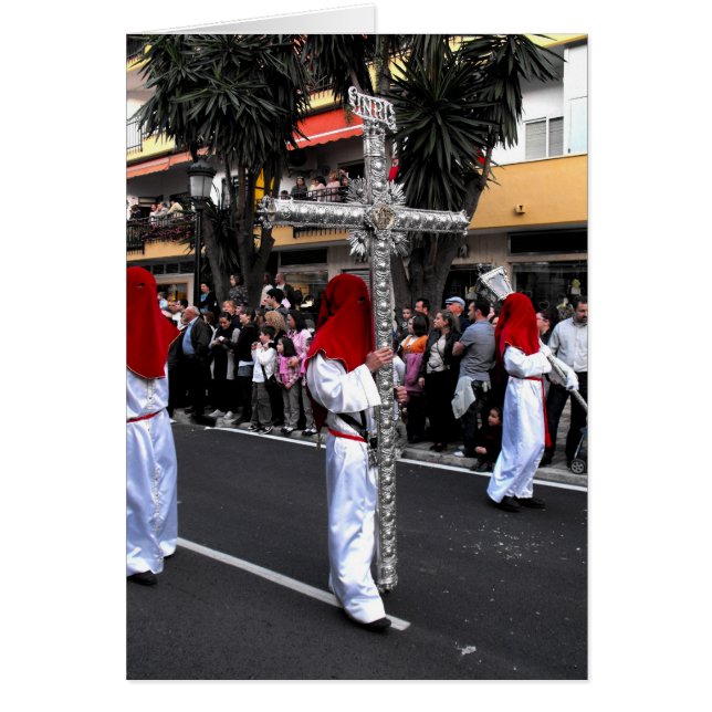 Carrying the Holy Silver Cross, Palm Sunday (Front)
