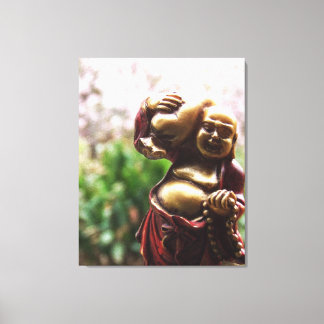 Carrying the Load Buddha Canvas