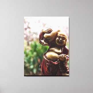 Carrying the Load Buddha Canvas Print