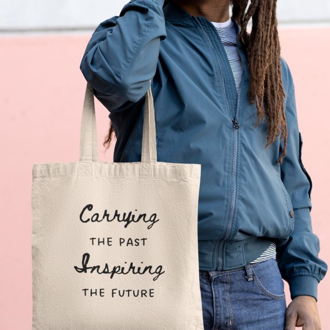 Carrying the Past Inspiring History Teacher Gift Tote Bag (Shop now and show your commitment to shaping a better future.)