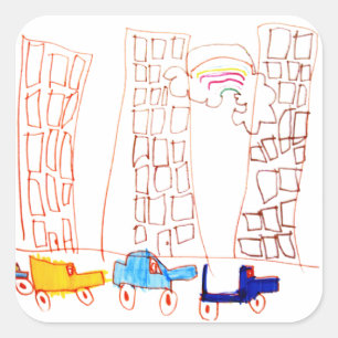 Cars and Building Stickers