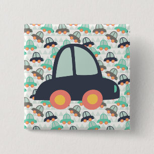 Cars and More Cars 15 Cm Square Badge