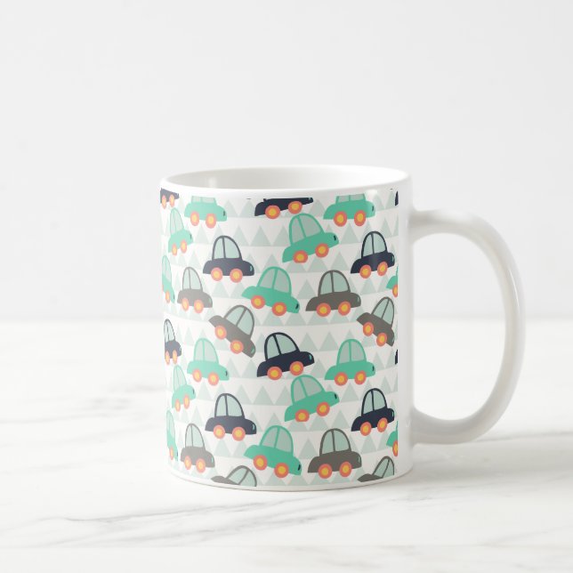 Cars and More Cars Coffee Mug (Right)