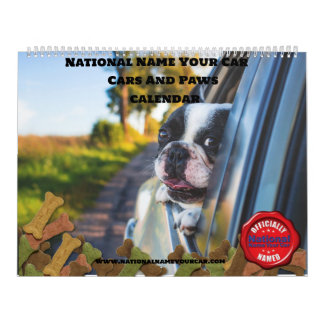 Cars And Paws Calendar