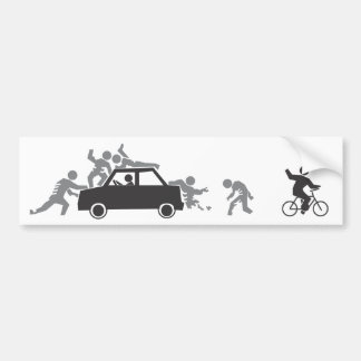 Cars Attract Zombies Bumper Sticker