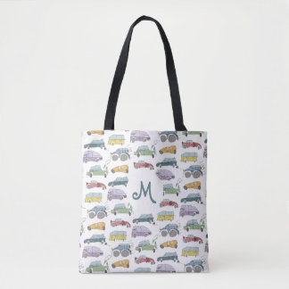 Cars Doodle  Tote Bag