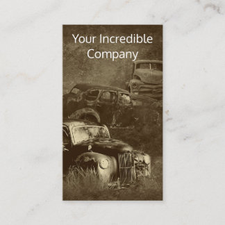 cars in the jungle business card