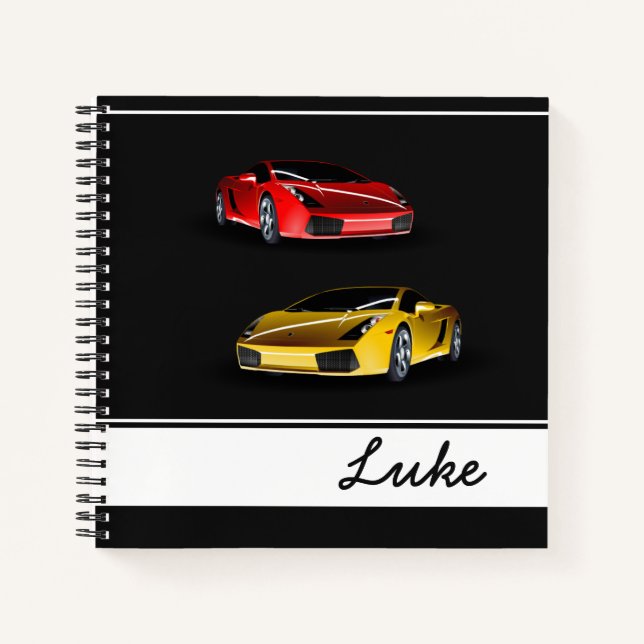 Cars Notebook (Front)