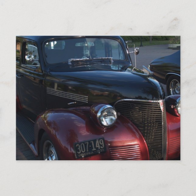 Cars of yesterday postcard (Front)