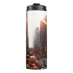 CARS ON ROAD THERMAL TUMBLER