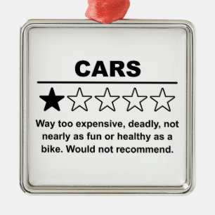 Cars One Star Rating Metal Tree Decoration