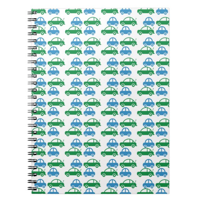 cars pattern notebook (Front)