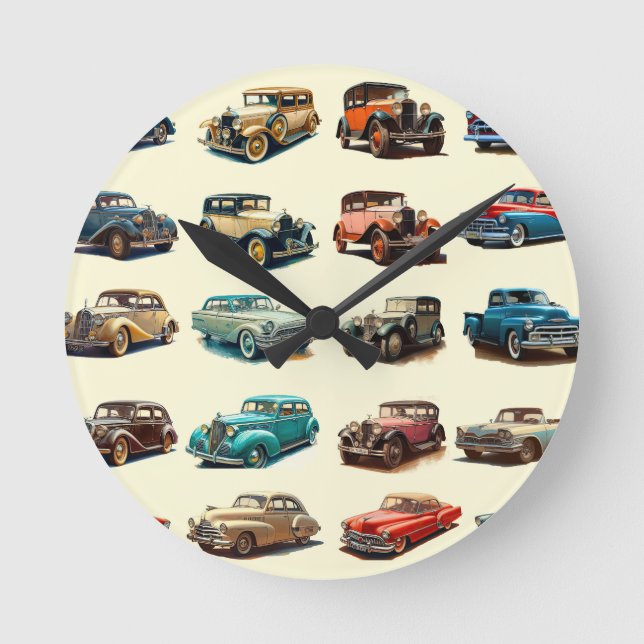 Cars Round Clock (Front)