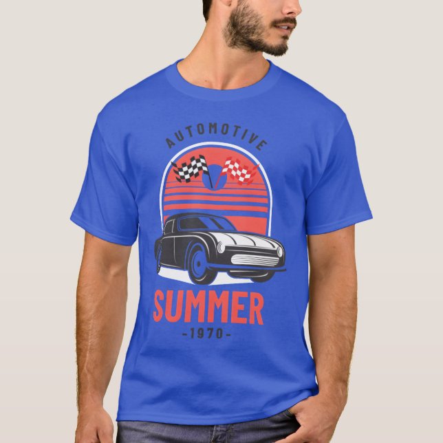 cars summer tshirts classique family (Front)