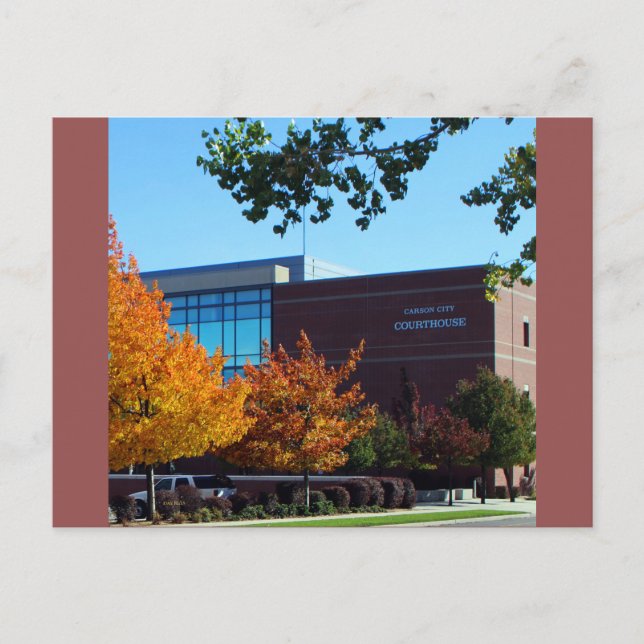 Carson City Courthouse, Carson City, Nevada Postcard (Front)