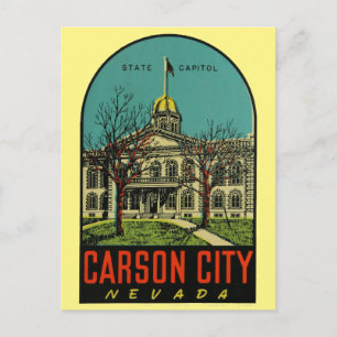 Carson City, Nevada Postcard