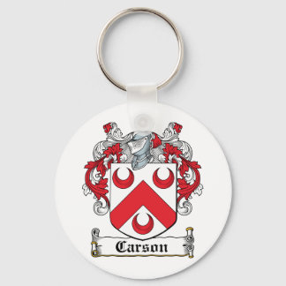Carson Family Crest Key Ring