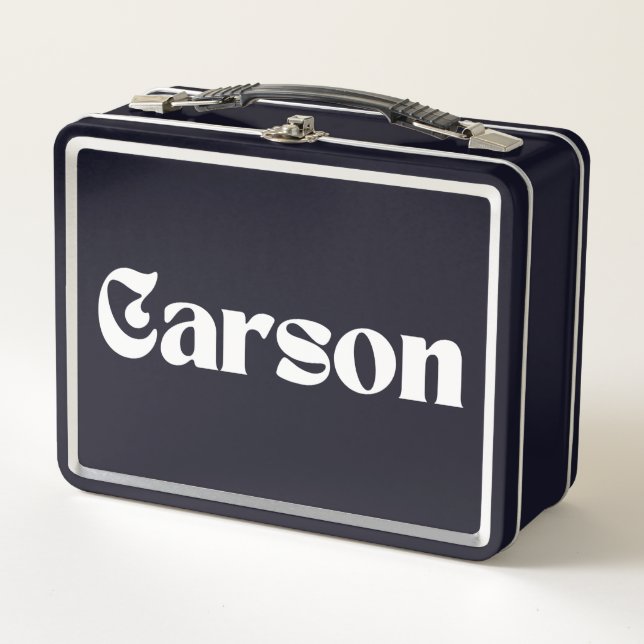 Carson  metal lunch box (Front)
