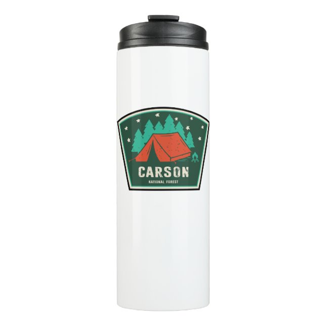 Carson National Forest Camping Thermal Tumbler (Front)