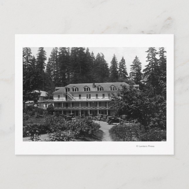 Carson, WA Shipherd's Springs Hotel View Postcard (Front)