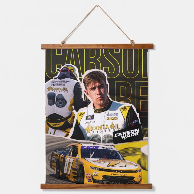 Carson Ware 07 Poster Hung Wall Decor Hanging Tapestry (Front)