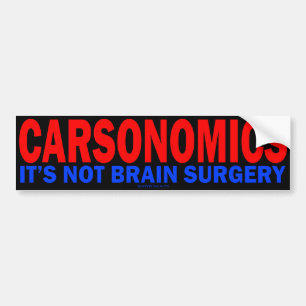 Carsonomics Bumper Sticker