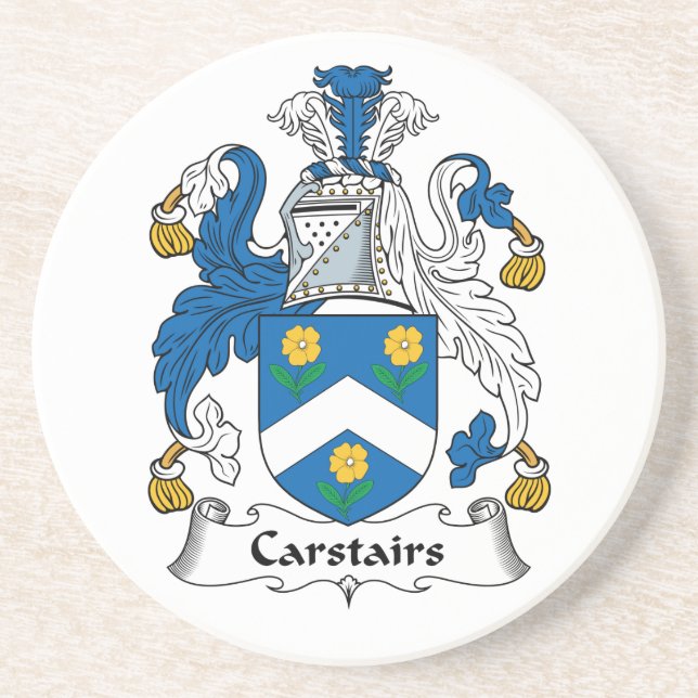 Carstairs Family Crest Coaster (Front)