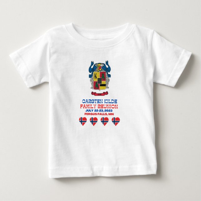 CARSTEN KILDE FAMILY REUNION BABY TSHIRT (Front)