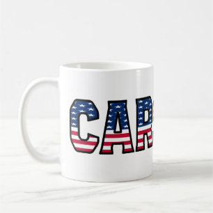 Carsten Name Vorname USA styled Tasse Kaffeetasse Coffee Mug