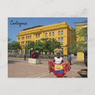 cartagena chica postcard