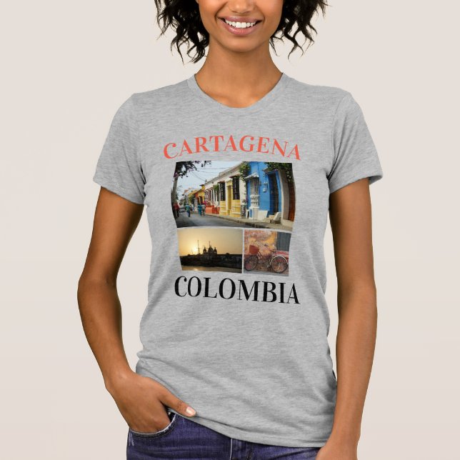 Cartagena Colombia, in the streets T-Shirt (Front)