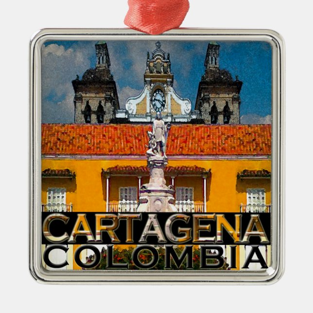 Cartagena Metal Tree Decoration (Front)