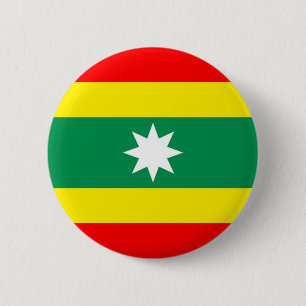 Cartagena region flag colombia 6 cm round badge