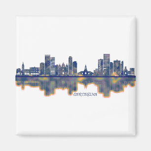 Cartagena Skyline Magnet