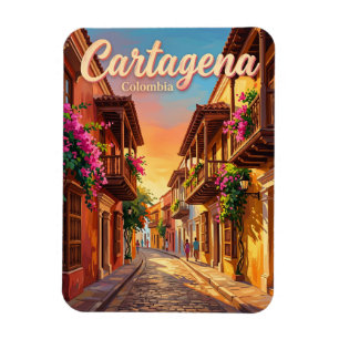 Cartagena Walled City Colombia Magnet
