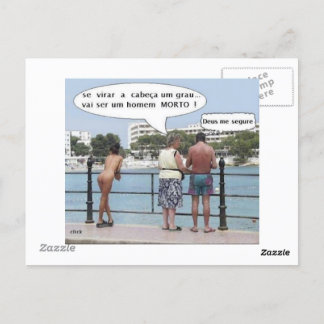 Cartão Postal com Imagens no verso e reverso Postcard