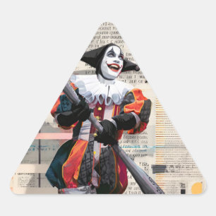 Cartas de póquer clásicas triangle sticker