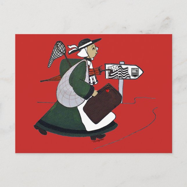 carte bécassine bretonne postcard (Front)