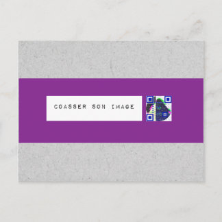 Carte « Coasser son image » Postcard