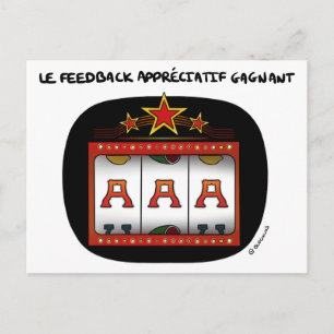 Carte de coaching : A-A-A, le feedback appréciatif Postcard