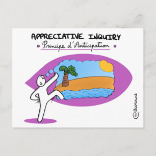 Carte de Coaching "AI - Principe d'Anticipation" Postcard