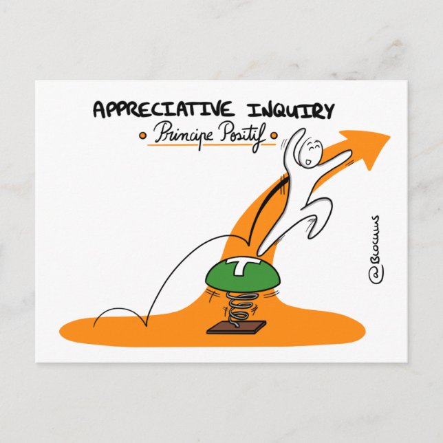 Carte de Coaching "AI - Principe Positif" Postcard (Front)