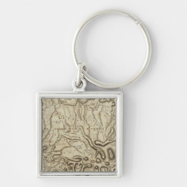 Carte de l'Isle de la Grenade Key Ring (Front)