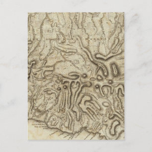 Carte de l'Isle de la Grenade Postcard